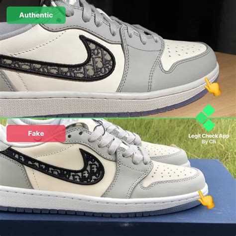 jordan 1 low dior fake vs real|dior 1 high counterfeit.